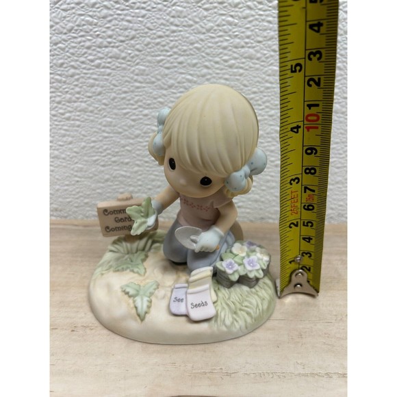 2007 Enesco Precious Moments Sow Much To Do Porcelain Figurine - Picture 10 of 15
